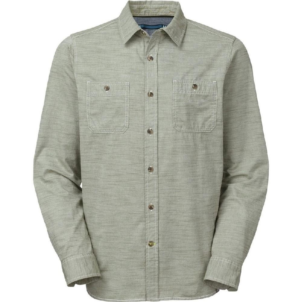 THE NORTH FACE Montgomery Long Sleeve Button Up Shirt Mens Sz XL Green Outdoor